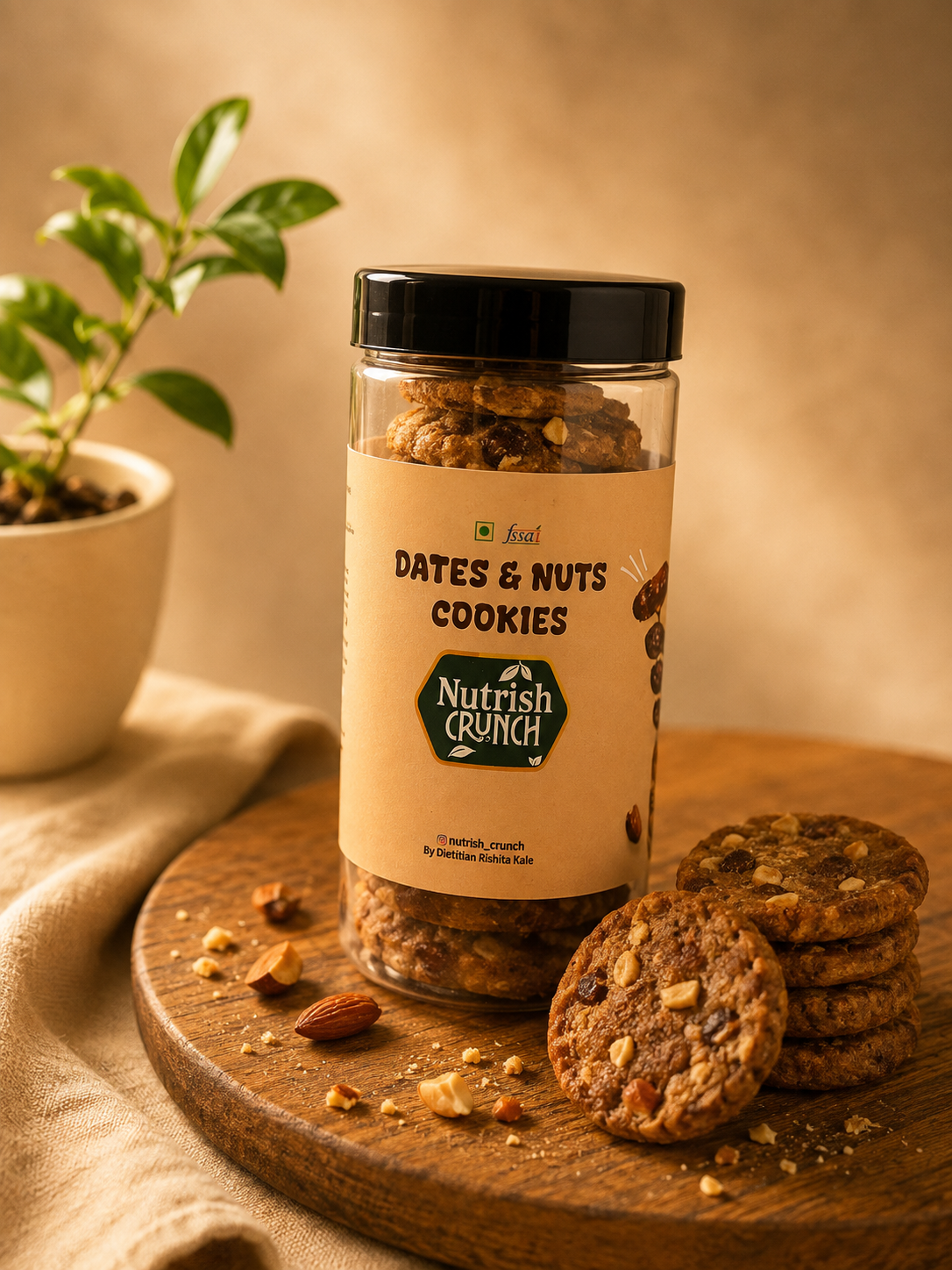 Dates & Nuts Cookies